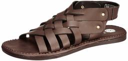 Amazon Brand - Symbol Men's Brown Sandals-11 UK/India (45 EU) (AZ-KY-323A)