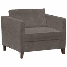 Amazon Brand – Stone & Beam Andover Modern Living Room Accent Chair, 38"W, Pewter
